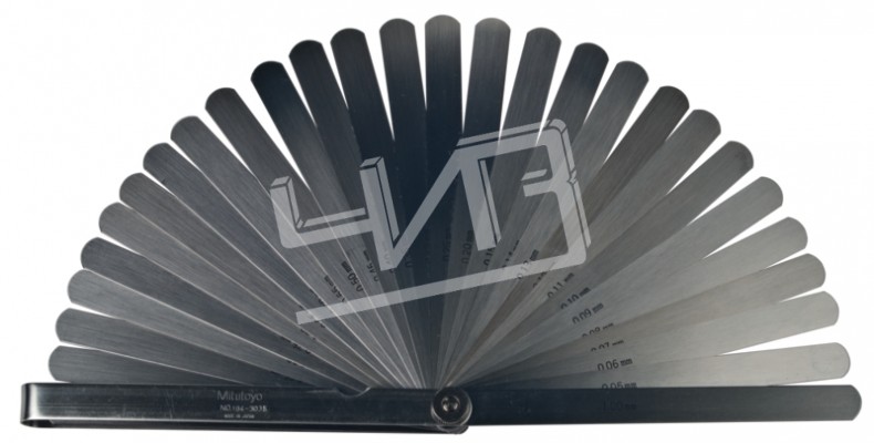 Набор щупов 0,05-1 L=150 28шт. 184-303S Mitutoyo
