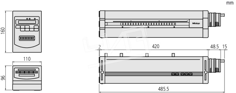 Устройство поверки калибр-скоб 515-611D Mitutoyo