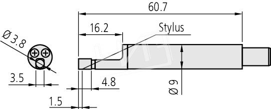 Детектор для малых отверстийD=4,5mm для SJ-201P 178-392 Mitutoyo