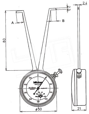 Кронциркуль 5-15мм 209-155 Mitutoyo