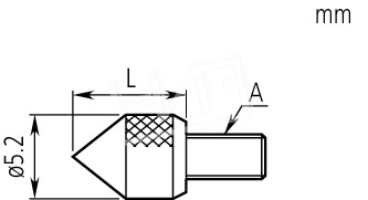 Наконечник твердосплавный 120068 Mitutoyo