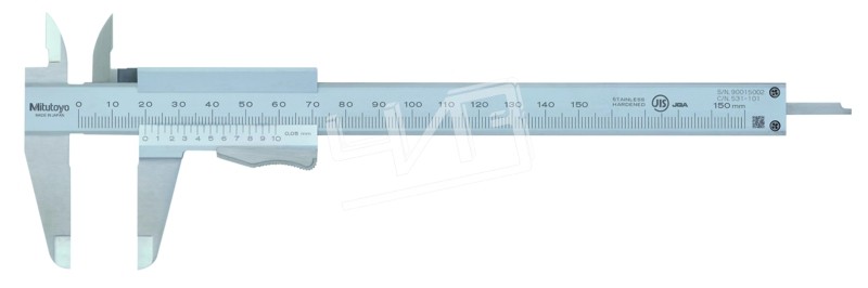 Штангенциркуль ШЦ-1-150 0,05 с быстрой регулировкой с зажимом 531-101 Mitutoyo