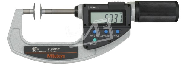 Микрометр зубомерный МЗЦ- 25/1" 0,001/0,00005" электронный с невращ.винтом(быстр.подача)369-421 Mitutoyo