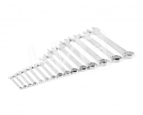 Набор ключей гаечных комбинированных 15 шт. (8-36) хромированных HORTZ