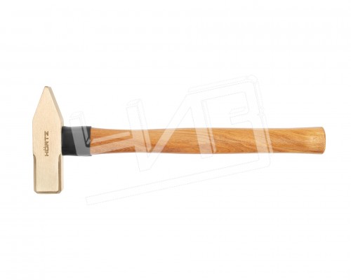 Молоток сл. 0.5 кв/боек сплав AlCu искробезопасный с дер. рукояткой  HORTZ