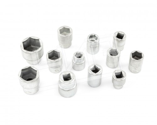 Набор головок  N5 оцинк. 8-22мм (кв.10мм) ПВХ фут. SITOMO BELARUS