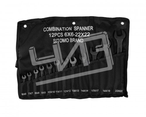 Набор ключей гаечных комбинированных 12 шт. (6-22) SITOMO