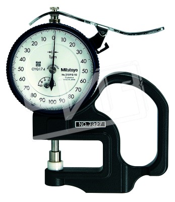 Толщиномер индикаторный ТР  0- 20 0,01 (30мм) ножевидные нак., ручной 7305 Mitutoyo