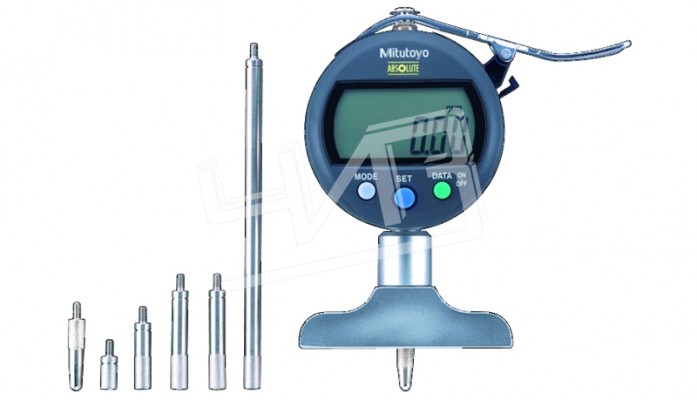 Глубиномер индикаторный ГИЦ-200 0,01 электронный (основание  63,5мм) 547-211 Mitutoyo