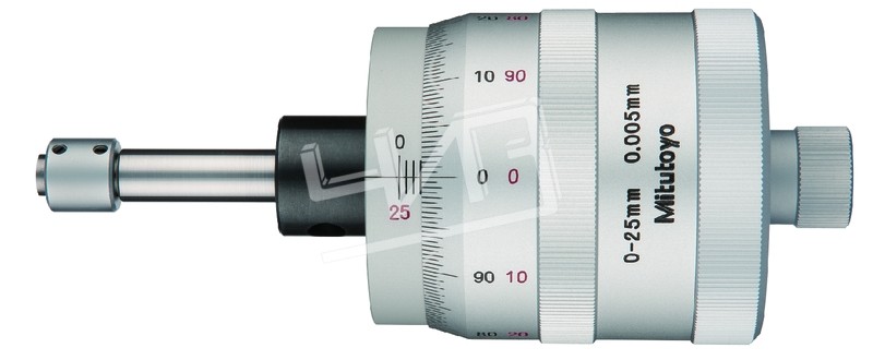 Головка микрометрическая МГ- 25 0,005 с невращ.винтом, двунапр.шк. Ось X 152-390 Mitutoyo