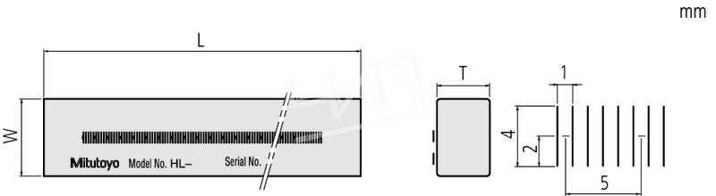 Линейка стеклянная 500mm 182-502-50 Mitutoyo