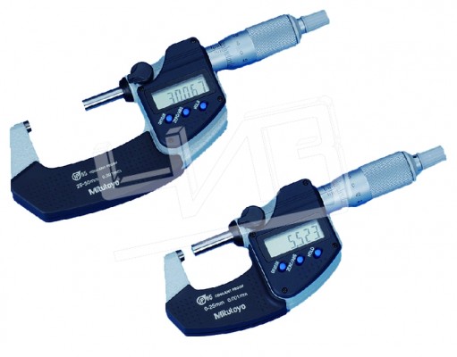 Набор микрометров цифровых  50 0,001 электронный (0-50) (2шт.), меры (1шт.) IP65 293-966-30 Mitutoyo