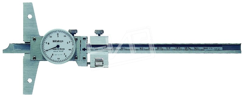 Штангенглубиномер ШГК- 150 0,05 с круговой шкалой 527-301-50 Mitutoyo