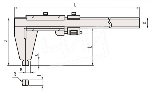 Штангенциркуль ШЦ-3- 600/24" 0,02/0,001" 160-153 Mitutoyo