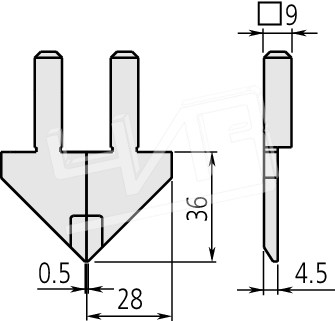 Вставка измерительная 07CZA044 Mitutoyo