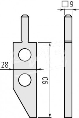 Вставка измерительная 07CZA044 Mitutoyo