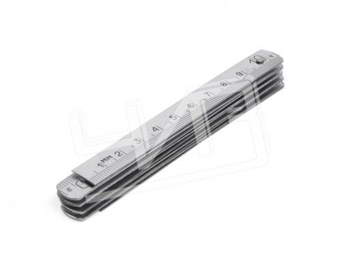 Метр складной металлический