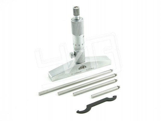 Глубиномер микрометрический ГМ-100 0,01 KINEX