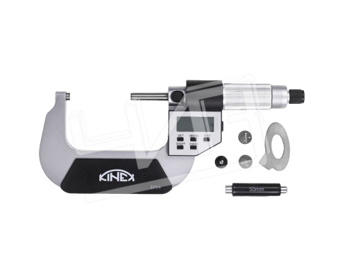 Микрометр МКЦ-  75 0,001 электронный 5-кн. KINEX