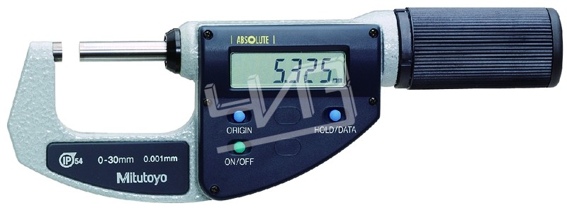 Микрометр МКЦ-  30 0,001 электронный (0-30) 3-кн. с нев.винтом, быстр.подача Quick IP54 293-666 Mitutoyo