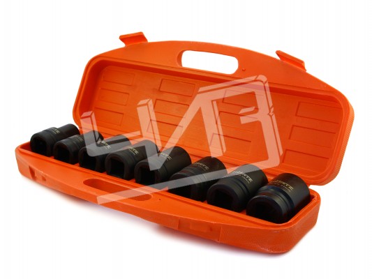 Набор головок ударн. 1"(21,24,27,30,32,36,38,41) HORTZ