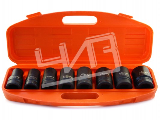 Набор головок ударн. 1"(21,24,27,30,32,36,38,41) HORTZ