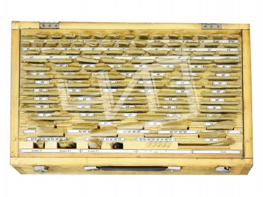 Набор мер плоского угла призматических  N1-1 (93шт)