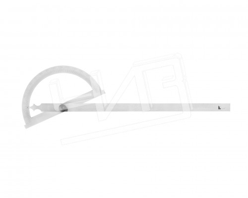 Угломер нониусный  0-180° (300х600мм, 1°) транспортир
