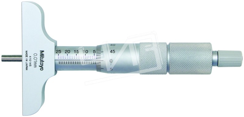 Глубиномер микрометрический ГМ- 25 0,01 (основ. 101,6мм) встав. (1шт) 129-155 Mitutoyo