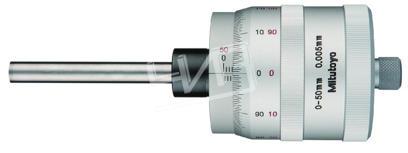 Головка микрометрическая МГ- 50 0,005 (0-50) с невращ. винтом, шаг 1мм 197-101 Mitutoyo