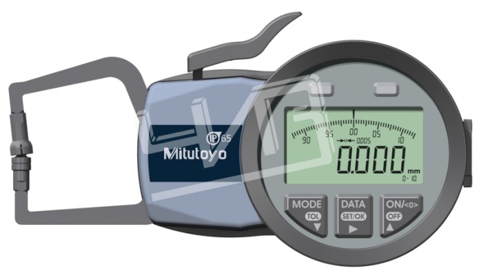 Кронциркуль цифровой 0-10 мм с дисковыми измер.наконечниками 209-571 Mitutoyo