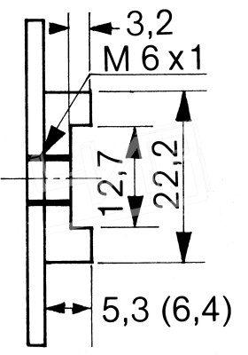 Крышка задняя с проушиной для измер.головки серия DG2 101040 Mitutoyo