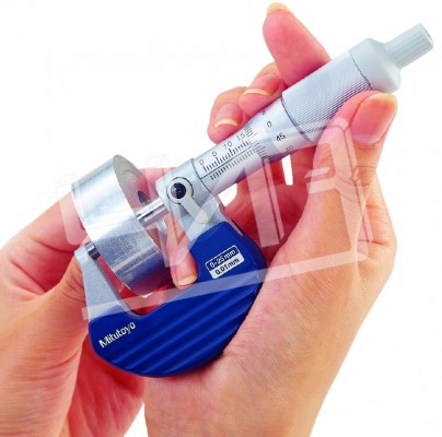 Микрометр МК-  25 0,01 с фрикционным барабаном 102-701 Mitutoyo