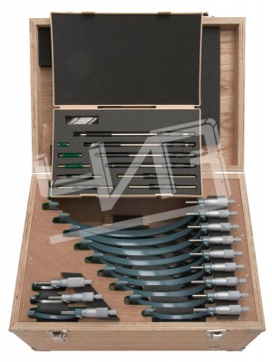 Набор микрометров  12" 0,001" (0-12") (12 шт.), меры установочные (11шт.) 103-905-10 Mitutoyo
