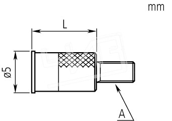Наконечник стальной 131365 Mitutoyo