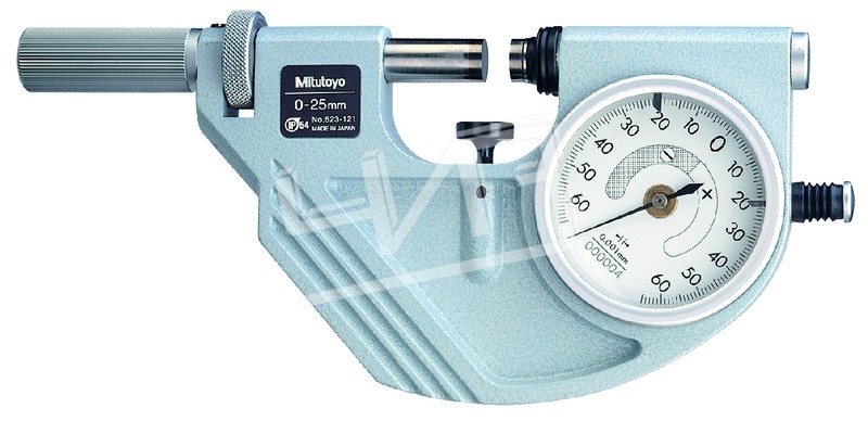 Скоба рычажная СРП-  0-25 0,001 повышенной точности 523-121 Mitutoyo