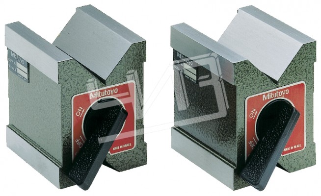 Призмы поверочные  58x 64x 79 магнит. с 2-мя выем. (до50,8мм) (2шт) 181-946 Mitutoyo